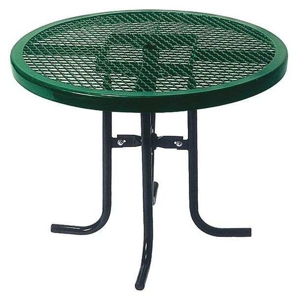 Commercial Park Low Round Table, Blue