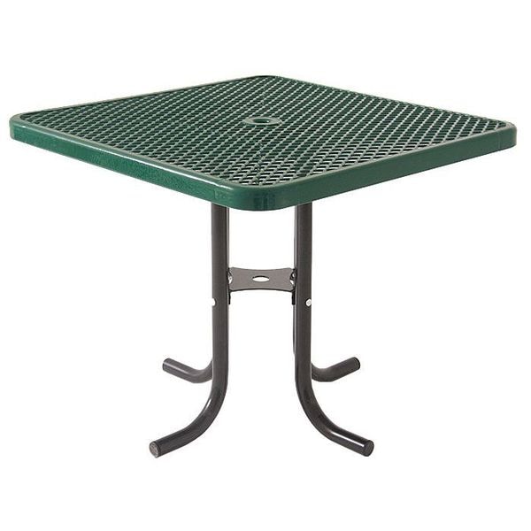 Commercial Park Table, Square, 36", Black