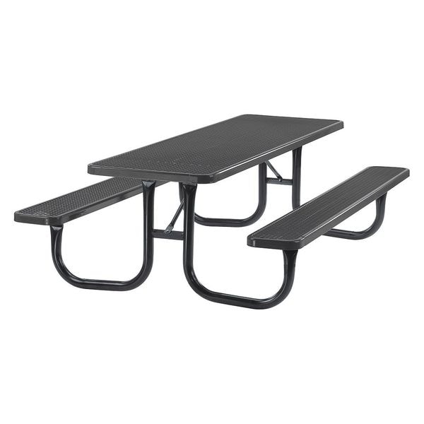 Park Rectangular Table, Portable, 6ft, Blue