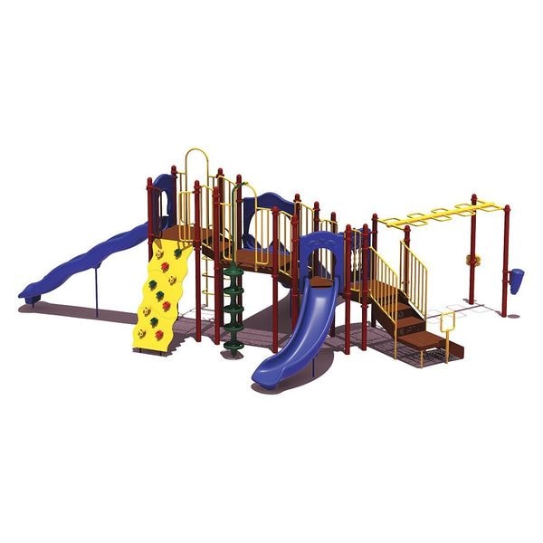 Slide Mountain Playground, Red/Blue