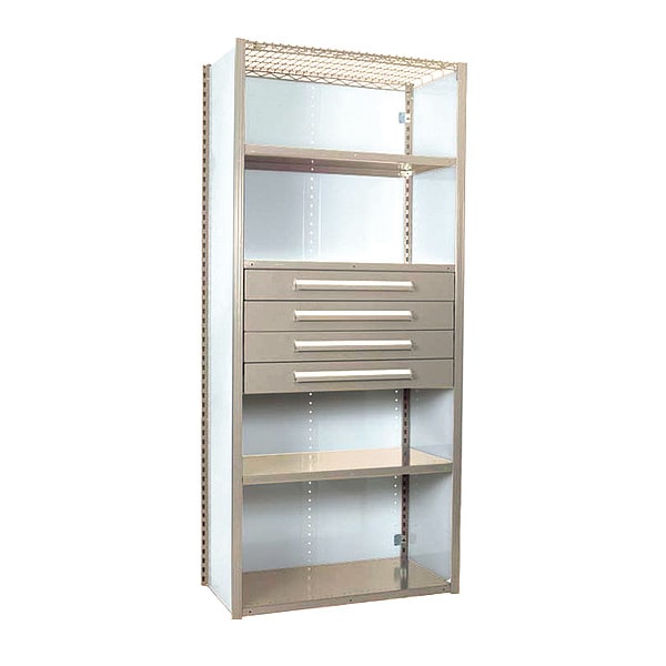 V-Grip Shelving W/ Drawers, PY, Shelving Type: Starter