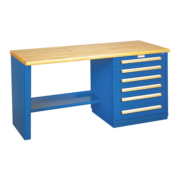 Modular Drawer Bench-30"Dx5FtWx34"H, BL