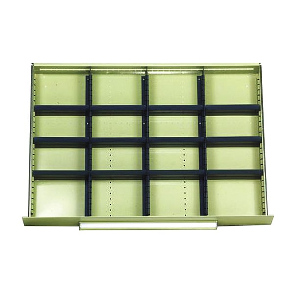 Mod Drawers Divider Set F, Smooth Office Gray