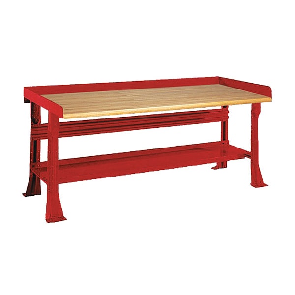 Open Leg Bench w/ Shelf, RD