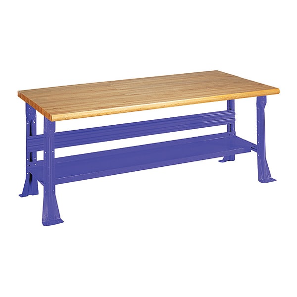 Open Leg Bench w/ Shelf, BL