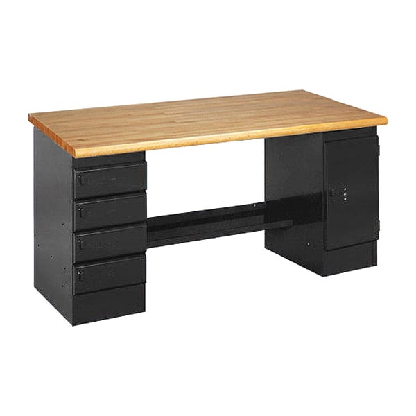 Pedestal Bench, BK