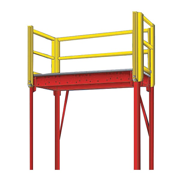 Platform Landing 96" by 48"; flr hgt10Ft