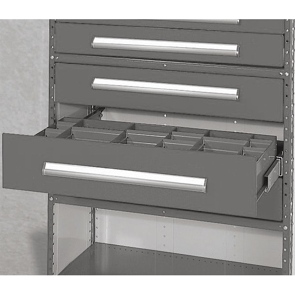 Shelf Drawer, 9"X24"X48", BL
