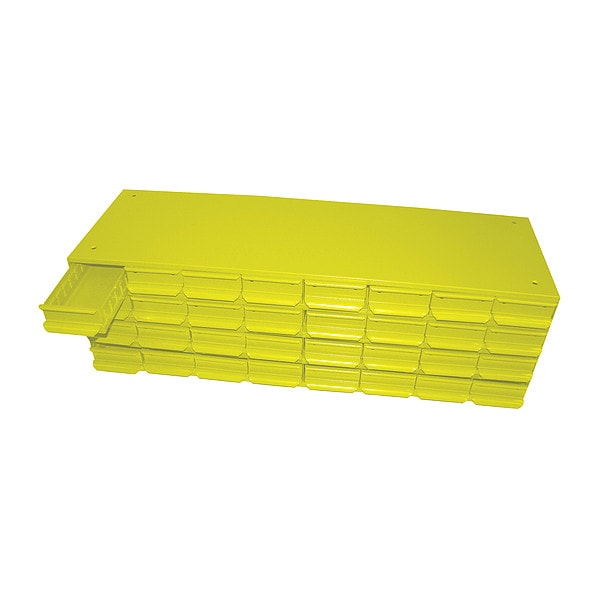 Cabinet W/ 24 Drwrs, 18x34-1/8x13-5/8, YL