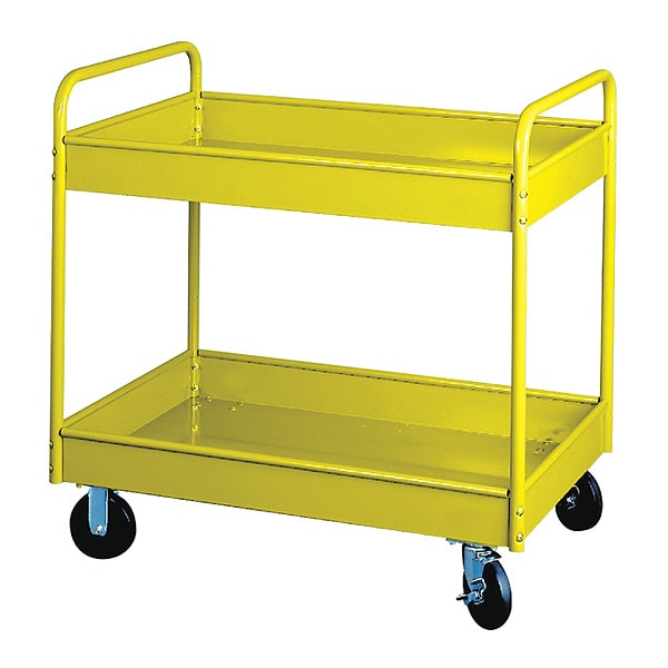 Stock Cart, 2 Shlv 800Lb Cap, 36x24x36, YL