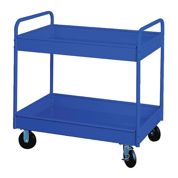 Stock Cart, 2 Shl 500 Lb. Cap 36x24x36, BL
