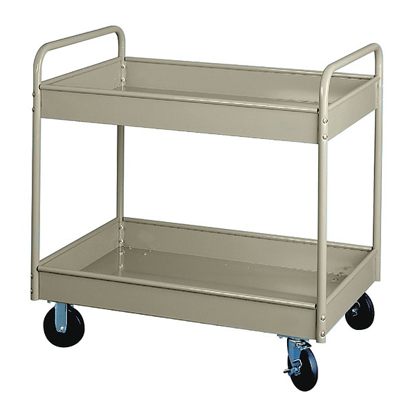 Stock Cart, 2 Shlv 800Lb Cap, 36x24x36, PY