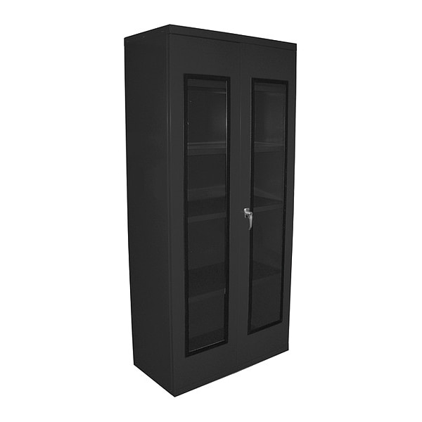 QuickView Storage Cab 24 in D X48 in W X78 in H, Black