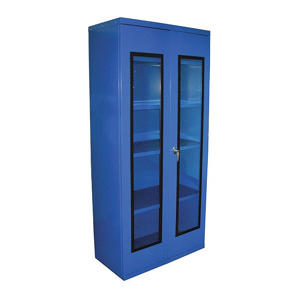 QuickView Storage Cab 24 in D X48 in W X78 in H, Blue