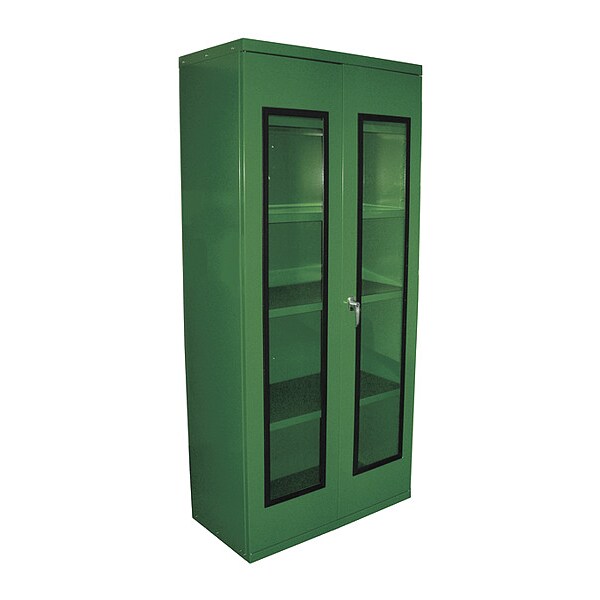 QuickView Storage Cab 24 in D X48 in W X78 in H, Green