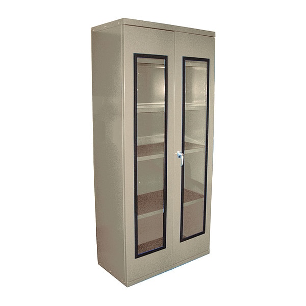 QuickView Storage Cab 24 in D X36 in W X78 in H, Putty