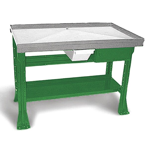Tear Down Bench SS top 30"Dx60"Wx34"H, GN
