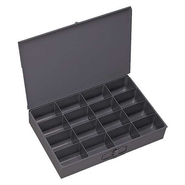 Large, 16 opening, compartment box for small parts storage, Individual