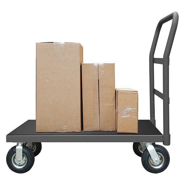 Platform Truck 12ga Stl platform, 8" Pneumatic, lips down