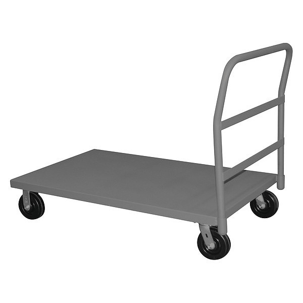 Platform Truck 12ga Stl platform, 6"X2" Phenolic, lips down