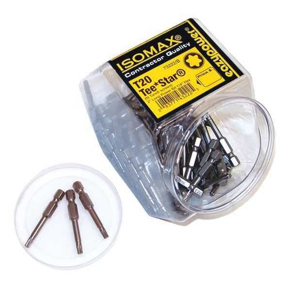 Tee Star, T20, 2", 1/4" Hex Power Tip, PK50