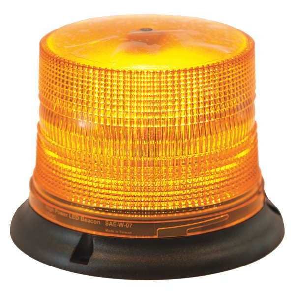 6.5 Inch by 5 Inch Programmable LED Strobe Beacon with Auxiliary Plug