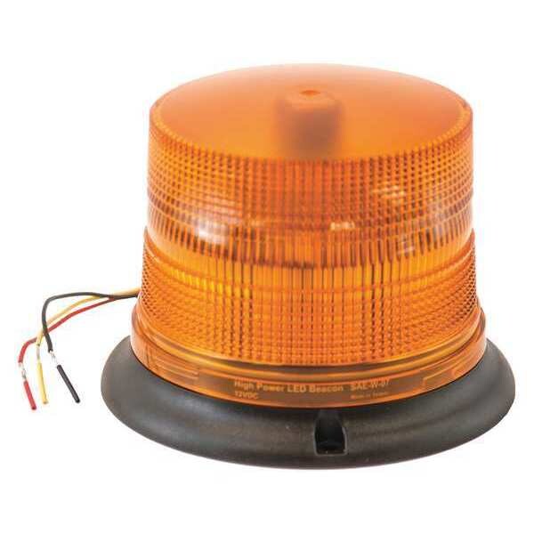 6.5 Inch by 5 Inch Amber LED Beacon Light