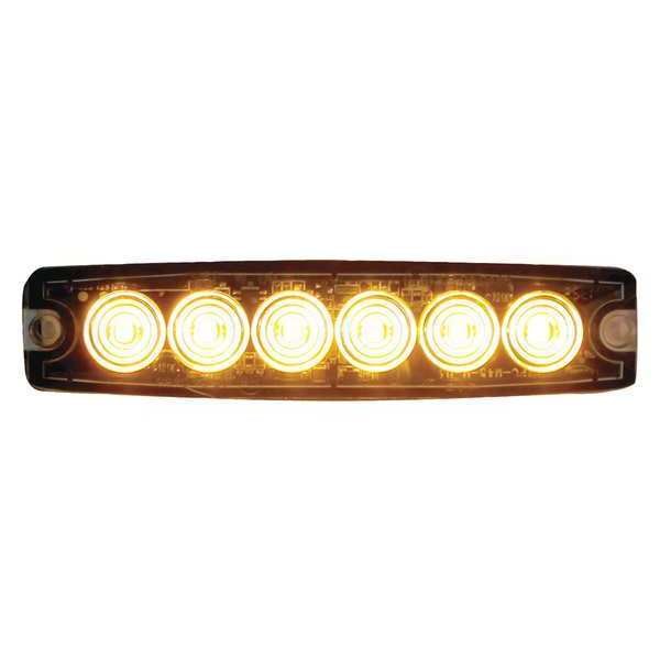 Ultra Thin 5 Inch Amber LED Strobe Light