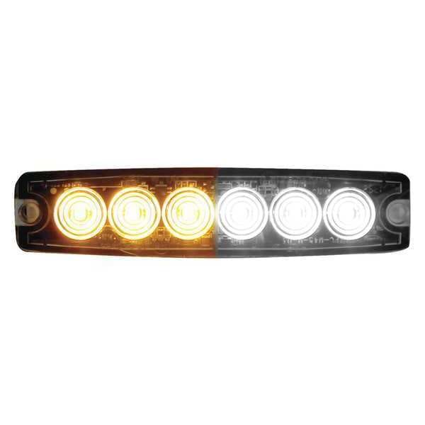Ultra Thin 5 Inch Amber/Clear LED Strobe Light