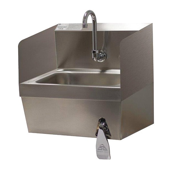 Knee Valve Operated Handsink w/Side Splashes