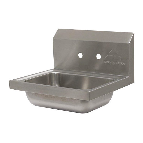 Wall Mt Handsink w/4 in  OC Splash Faucet Holes