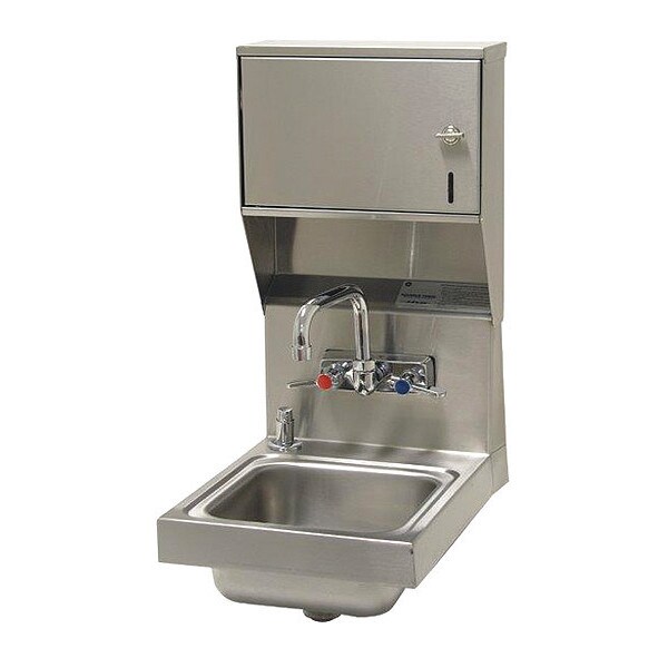 Spacesaver Handsink w/Towel/Soap Disp & Splash Faucet