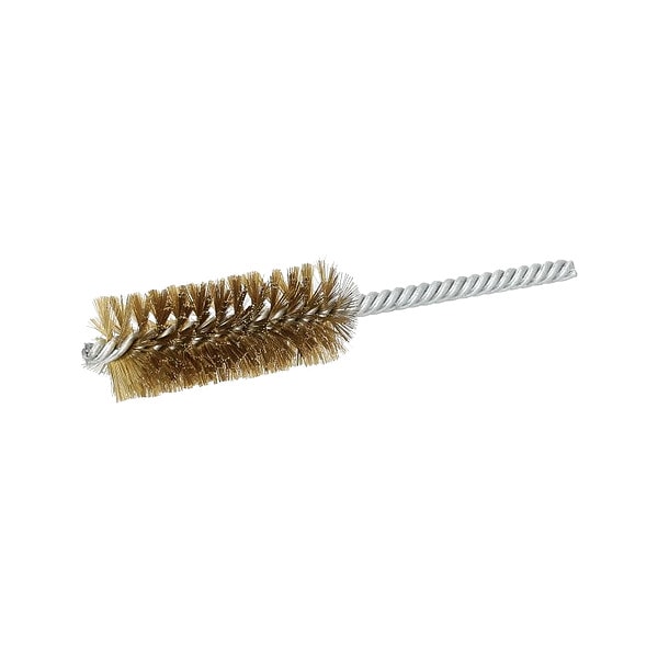 Tube Brush, Double Spiral, Brass, 1" Dia.