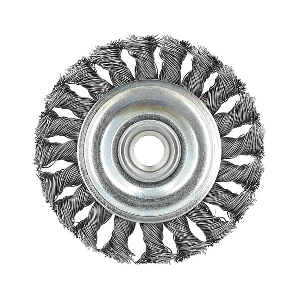 Wire Wheel Brush, Standard Twist Knot