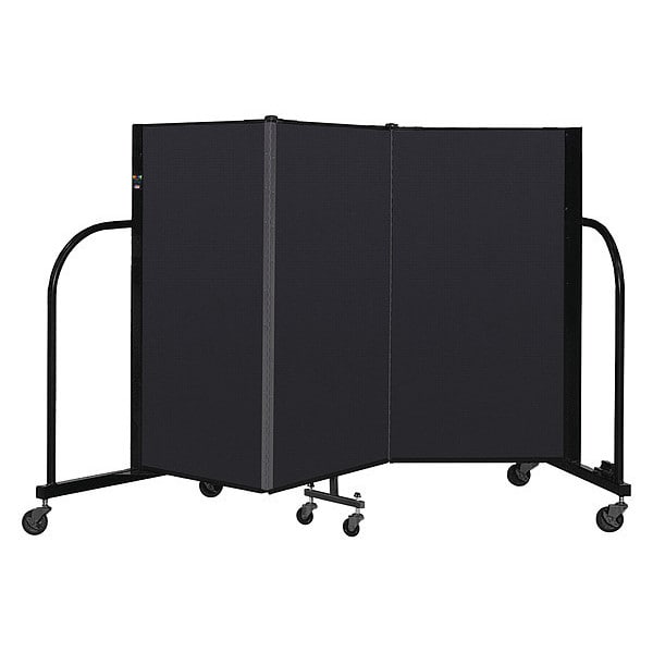 Portable Room Divider, 3 Panel, 4 ft. H