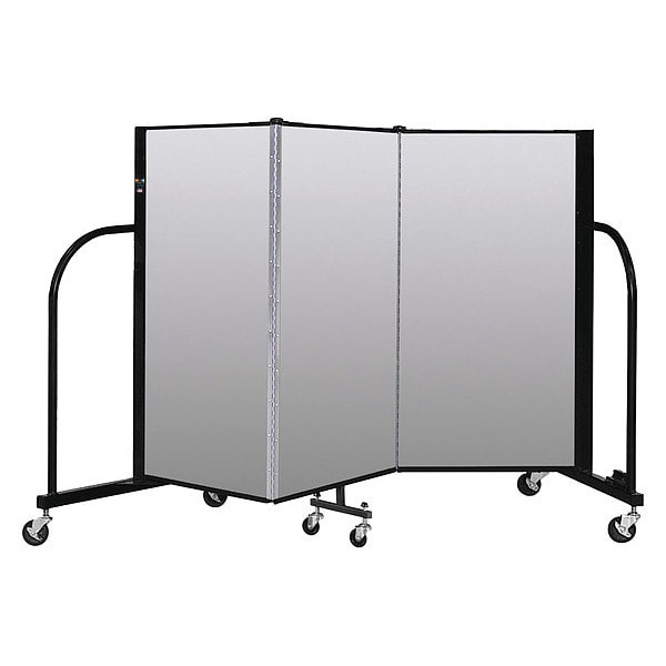 Portable Room Divider, 3 Panel, 4 ft. H