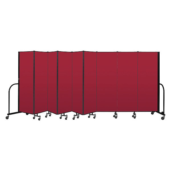 Portable Room Divider, 9 Panel, 6 ft. H
