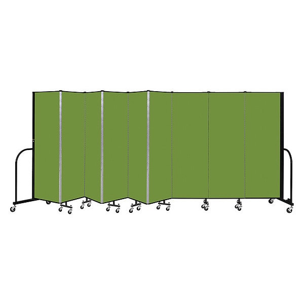 Portable Room Divider, 9 Panel, 6 ft. H