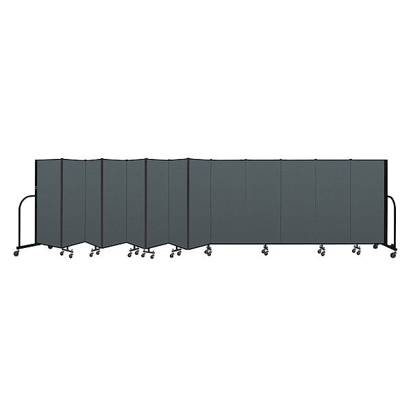 Portable Room Divider, 13 Panel, 5 ft. H