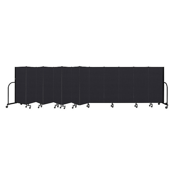 Portable Room Divider, 13 Panel, 5 ft. H
