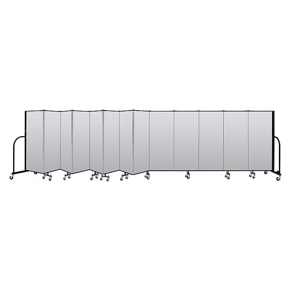 Portable Room Divider, 13 Panel, 5 ft. H