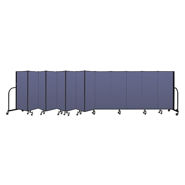 Portable Room Divider, 13 Panel, 5 ft. H