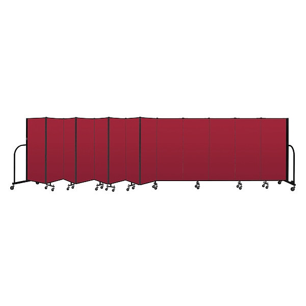 Portable Room Divider, 13 Panel, 5 ft. H