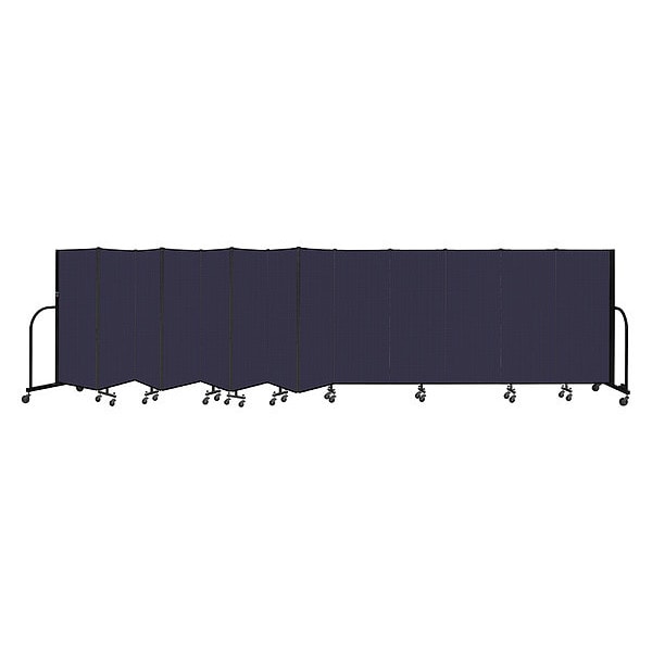 Portable Room Divider, 13 Panel, 5 ft. H