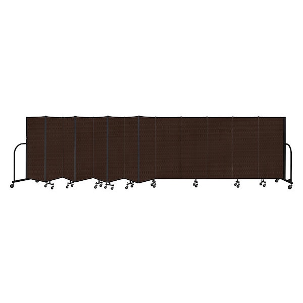 Portable Room Divider, 13 Panel, 5 ft. H