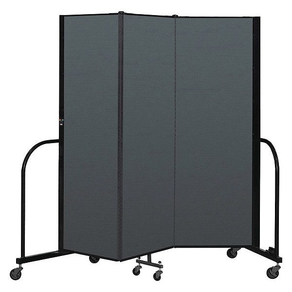 Portable Room Divider, 3 Panel, 6 ft. H