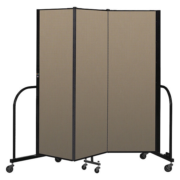 Portable Room Divider, 3 Panel, 6 ft. H