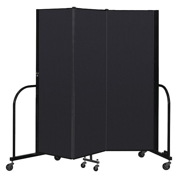 Portable Room Divider, 3 Panel, 6 ft. H