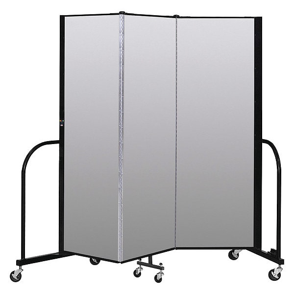 Portable Room Divider, 3 Panel, 6 ft. H