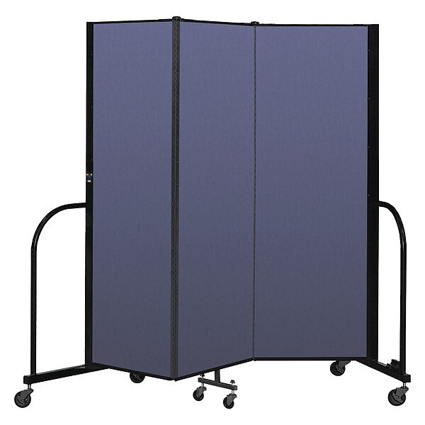 Portable Room Divider, 3 Panel, 6 ft. H